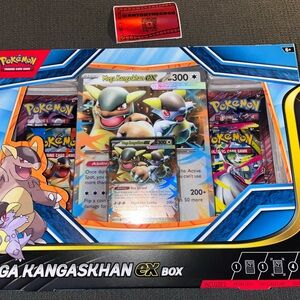Pokemon Mega Evolution Mega Kangaskhan Ex Box Factory Sealed w/ 4 Booster Packs